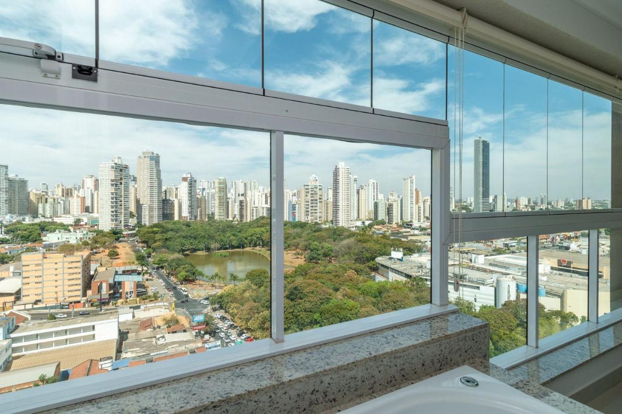 Apartamento De 1 Quarto Com Vista Para O Parque Vaca Brava E Com Jacuzzi No Setor Bueno - El1802 Goiânia Exteriér fotografie